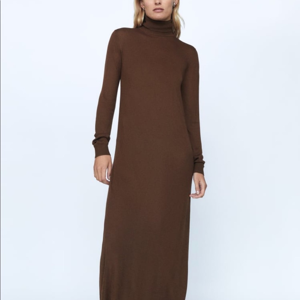 Gray Zara sweater dress